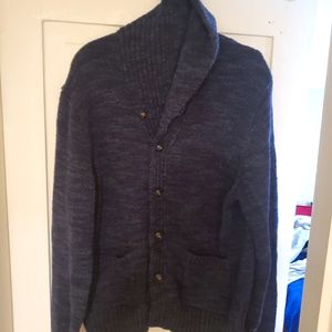 Polo cardigan sweater